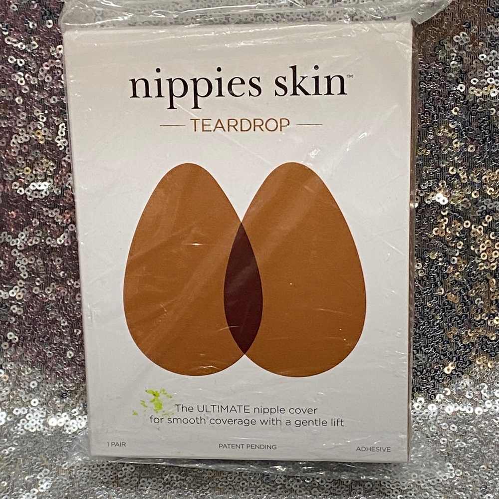 Nippies Teardrop Nipple Covers - Brown